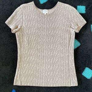 Armani Collezioni gray knit stretch sweater sweater